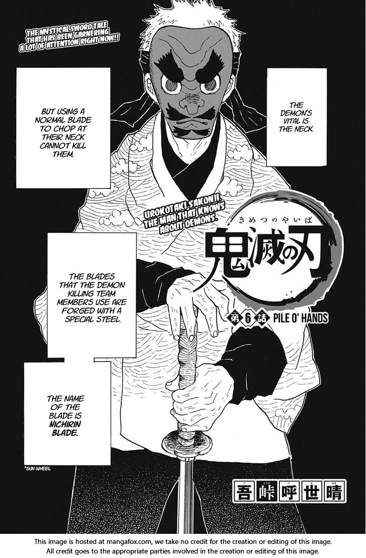 Kimetsu No Yaiba Demon Slayer, Chapter 6 t001 - Kimetsu No Yaiba Demon Slayer, Chapter 6