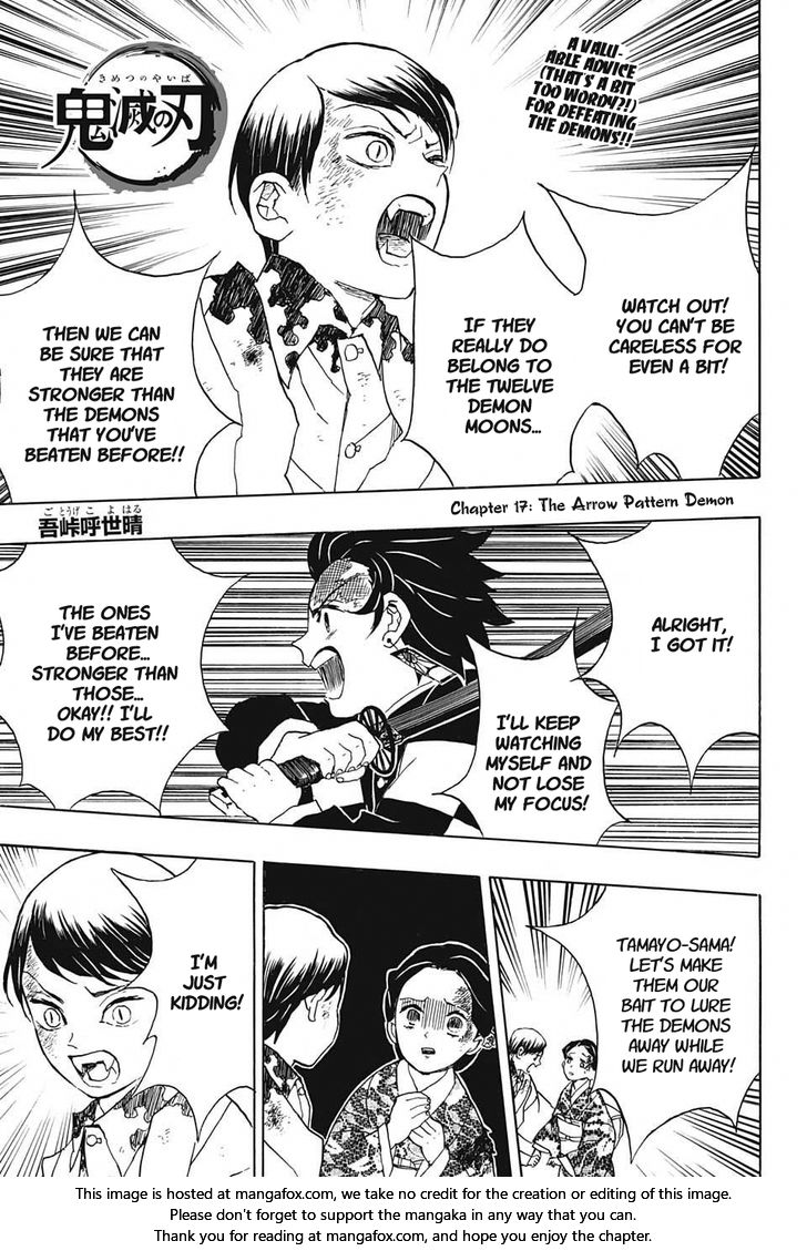 Kimetsu No Yaiba Demon Slayer, Chapter 17 i001 - Kimetsu No Yaiba Demon Slayer, Chapter 17