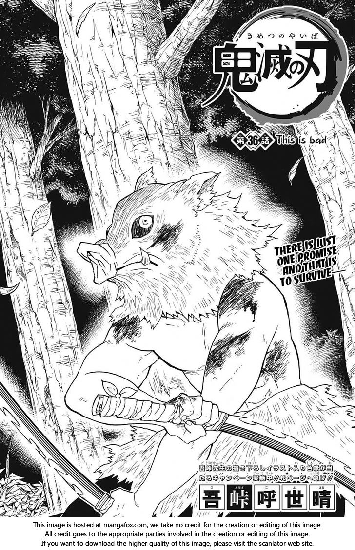 Kimetsu No Yaiba Demon Slayer, Chapter 36 o001 - Kimetsu No Yaiba Demon Slayer, Chapter 36
