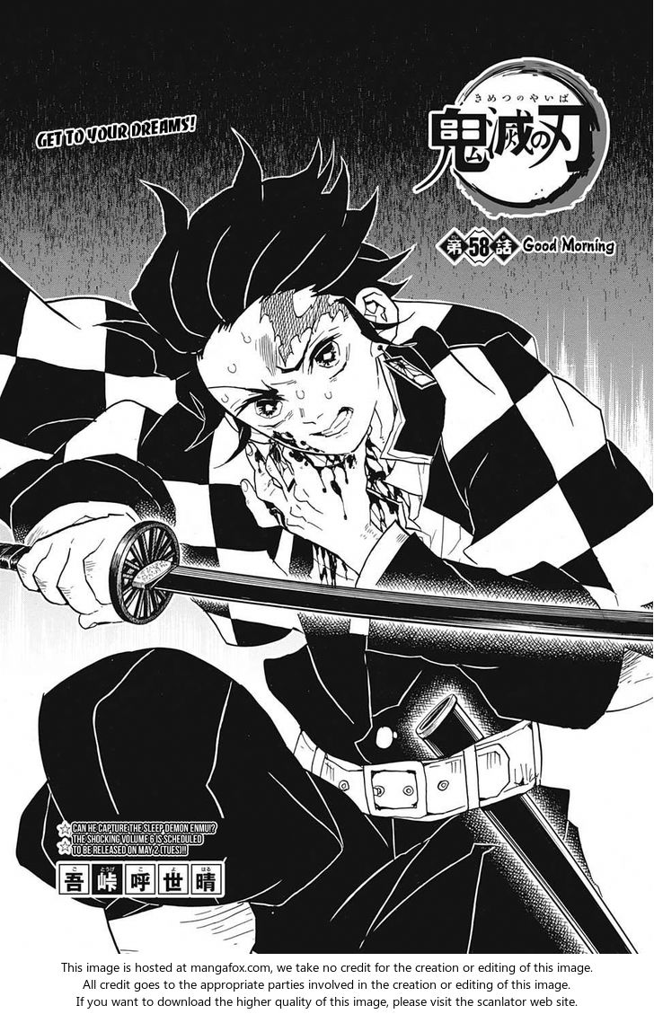 Kimetsu No Yaiba Demon Slayer, Chapter 58 p001 - Kimetsu No Yaiba Demon Slayer, Chapter 58