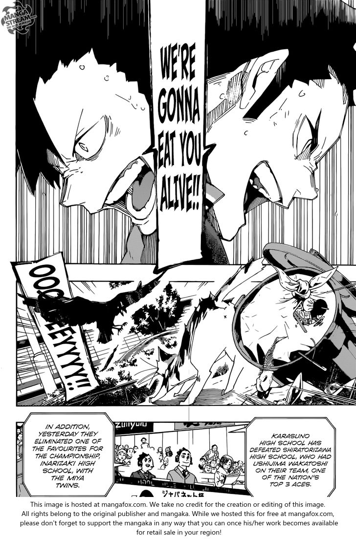 Haikyuu!! Manga, Chapter 294 - Haikyuu!! Manga Manga Online